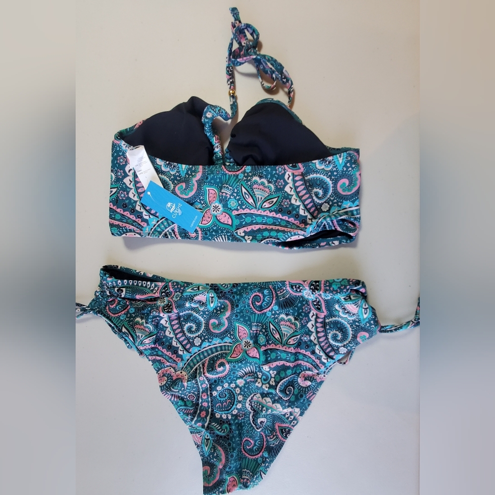 🩵CUPSHE Women's Bikini Set Two Piece Swimsuit - Picture 4 of 5